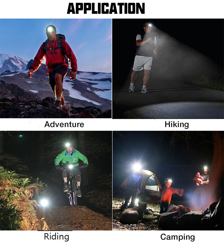 Brightenlux High Power Adjustable Micro USB Charging Waterproof Hiking LED Headlamp