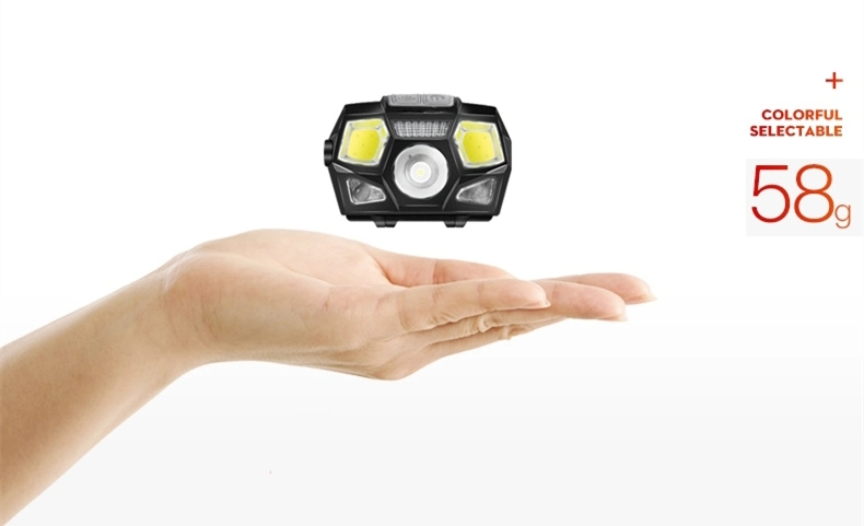 Brightenlux Powerful Ipx6 Waterproof USB Rechargeable Working Sensor COB LED Headlamp