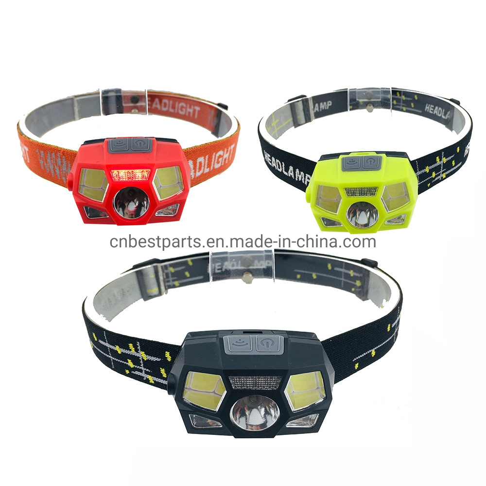 High Quality Camping LED Head Torch Lamp 5 Modes Car Inspection Flashing Work Headlight USB Rechargeable Powerful Sensor Headlamp