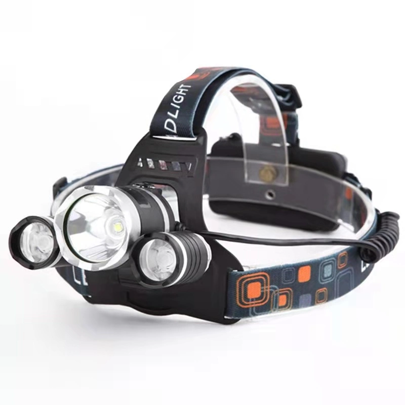 Outdoor 3LED Tactical Sport Hiking Headlamp