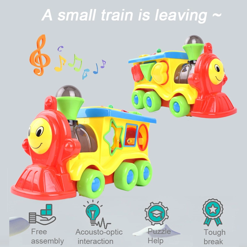 Children Toys Kids Educational Electric Train with Music and Light