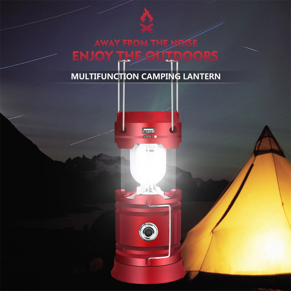 Rechargeable Hand Tent Torch Light Outdoor Camping LED Light