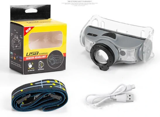 LED Mini Multi-Functional Fishing Light Smart Sensor Light Headlamp