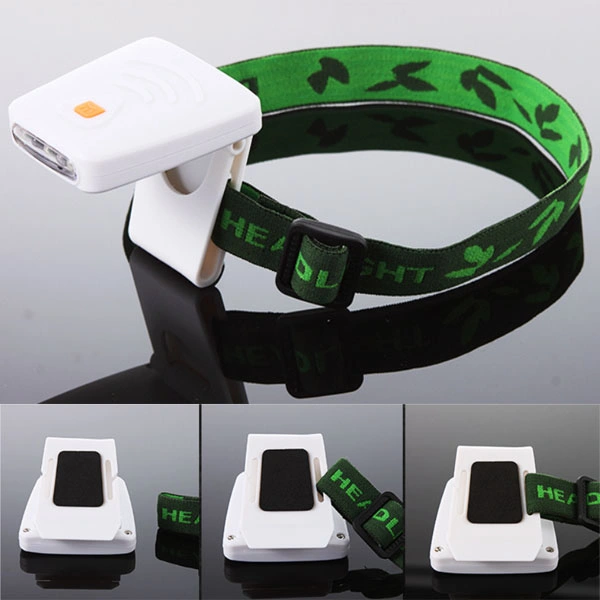 3 LED Brighter Plastic Motion Sensor LED Cap Headlamp