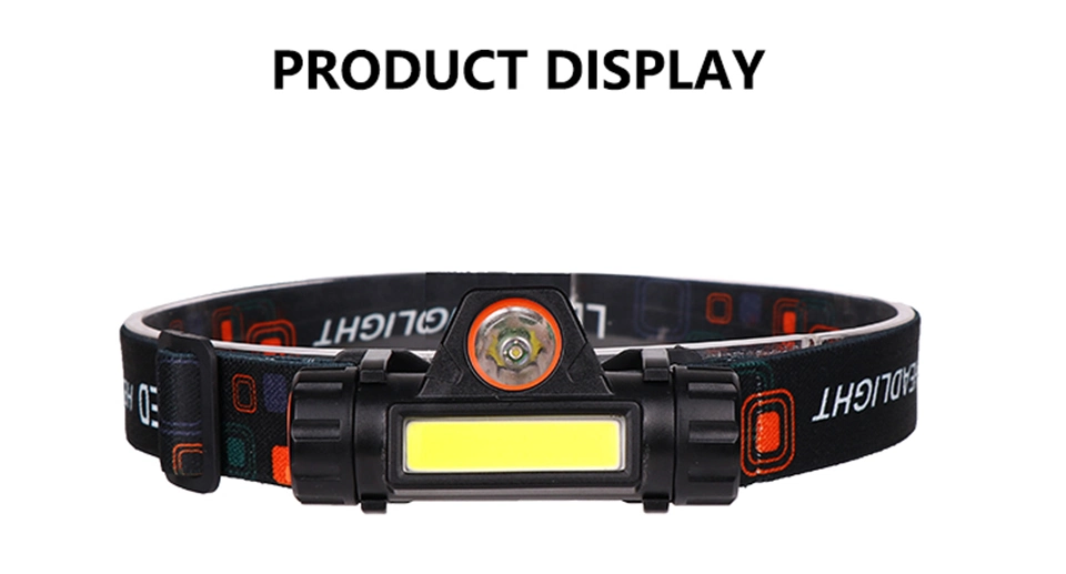 Waterproof Sensor Headlight Headlamp with USB Rechargeable Battery