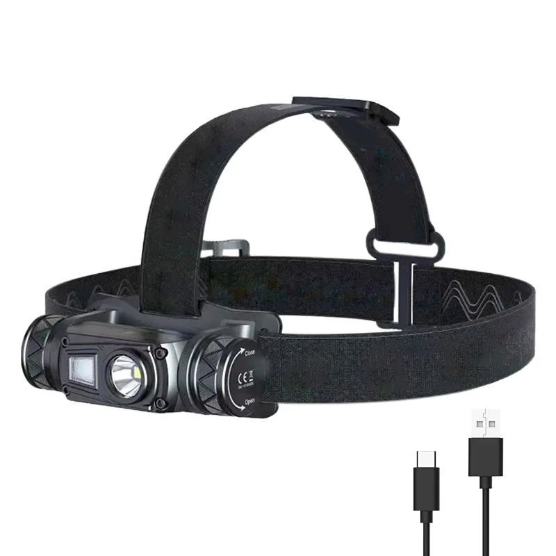 Glodmore2 Hot Selling 180 Adjustable Belt High Bright USB Rechargeable COB LED Headlamp with Power Bank