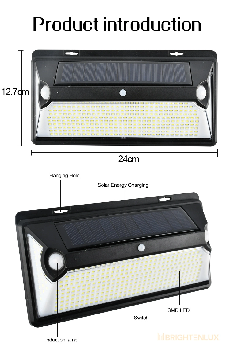 Brightenlux Waterproof Solar Outdoor Battery Sensor Light, China Supplies Solar Sensor Light LED Solar Garden Light