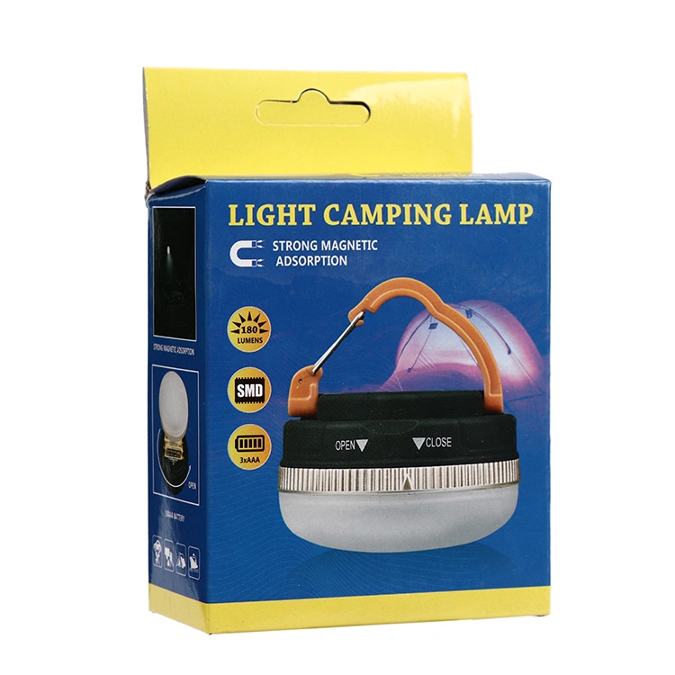 USB Rechargeable Emergency Light Magnet Adsorption Hanging Outdoor LED Camping Tent Light