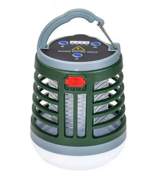 Wholesale Rechargeable Camping Lantern Mosquito Killer Lamp 2 in 1 Electric Shock UV LED Lighting Bug Zapper Bluetooth Speaker Camping Tent Light