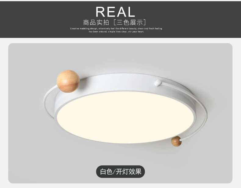 Nordic Macaron Ceiling Light Modern Minimalist Atmospheric LED Bedroom Light Living Room Dining Room Light