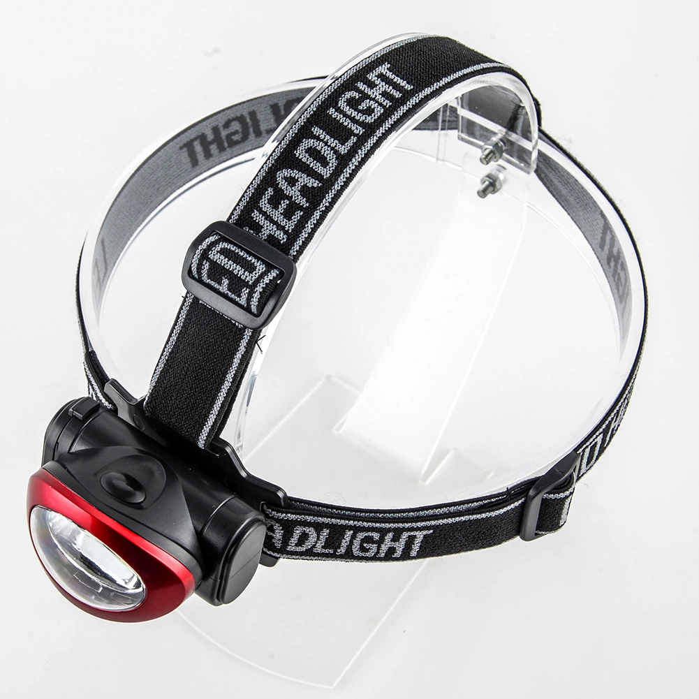 Yichen AAA Battery Operated COB LED Headlamp with 90 Degree Pivoting Head