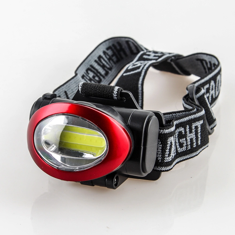 Yichen AAA Battery Operated COB LED Headlamp with 90 Degree Pivoting Head