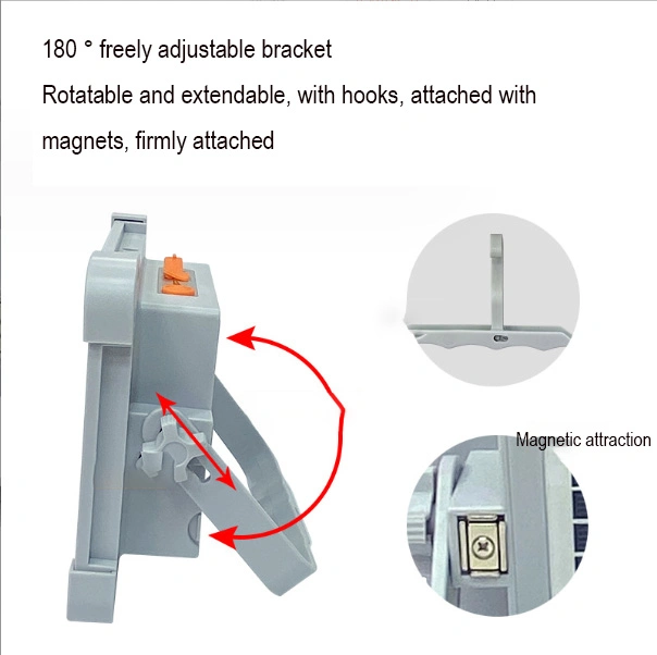 USB Charging Adjustable Panel Camping Garden Solar Light Yard Traffic Warning Fishing Portable Convenient Using IP65 Solar Flood Light