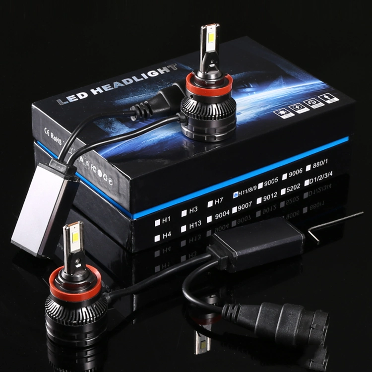 Auto Lighting System H7 H11 H4 LED Headlight Bulb 9006 Bus Headlamp LED Lighting for Vehicle Cars Ledhead Light