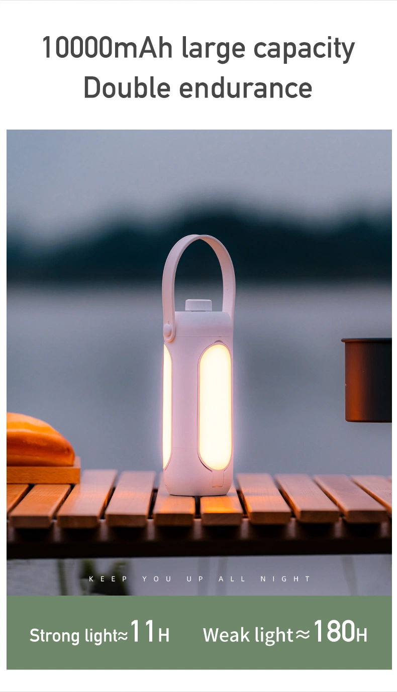 Foldable Camping Light Portable Power Bank Outdoor Lighting Flashlight Tent Light LED Rechargeable Emergency Equipment Lamps