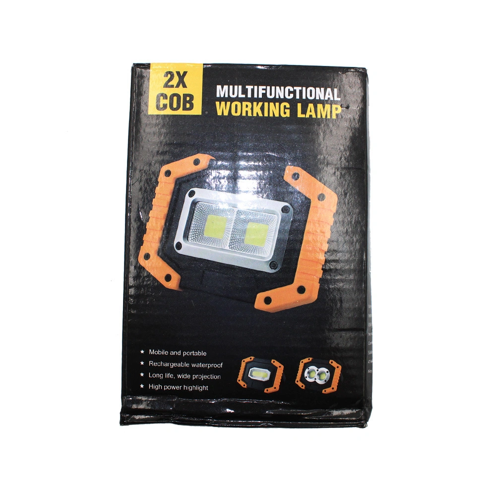 COB Outdoor Camping Light USB Rechargeable Work Light Mobile Emergency Traffic Warning Light