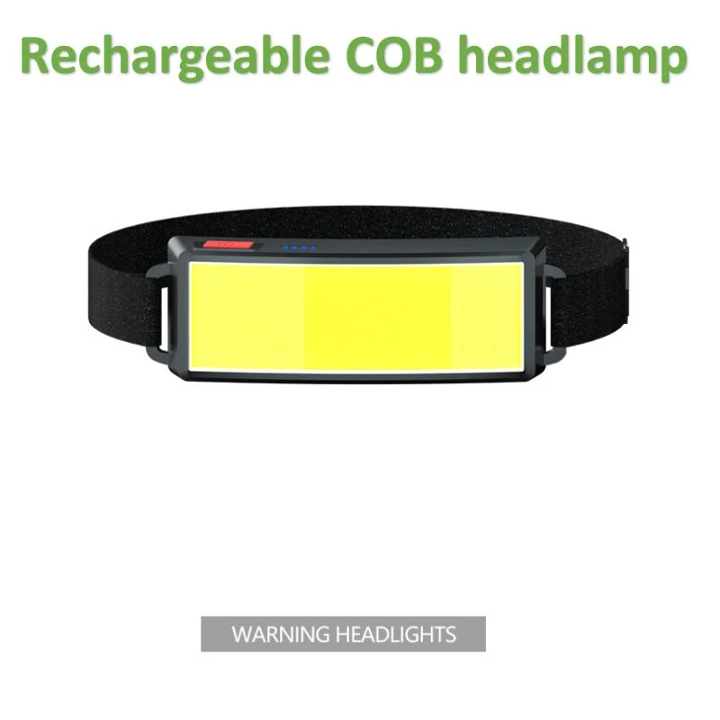 Wholesale Outdoor Decorative COB Flood Strap Rechargeable Headlamp Hot Sale All Perspective Induction Headlamp Quality Torch LED Headlamp