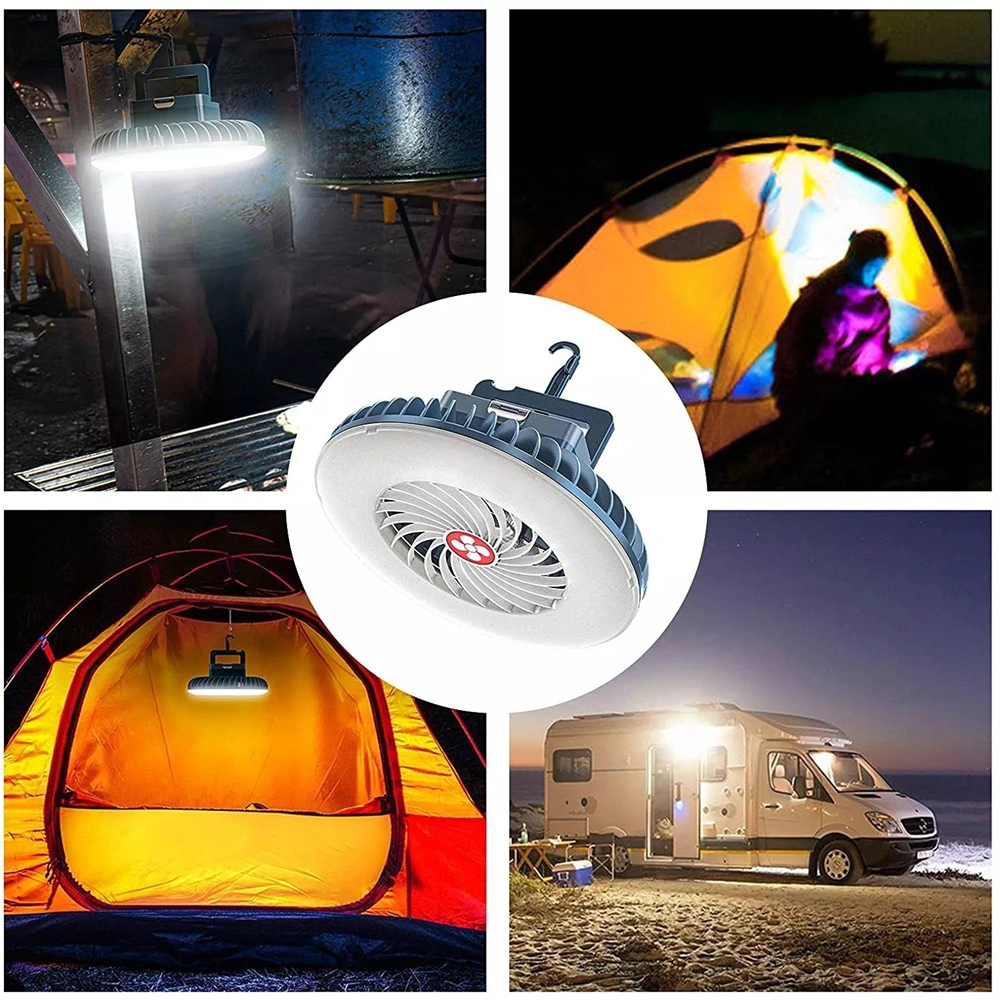 New Article Multifunction USB Charger Emergency Light LED Tent Lamp Camping Lights with Fan