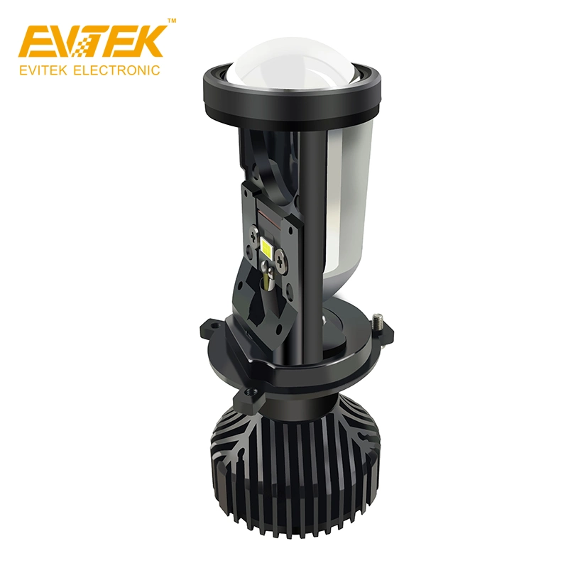 Plug and Play Bright Car LED Light 12V 60W 6000lm H7 H4 9006 9006 Csp Mini Projector Lens LED Car Headlamp