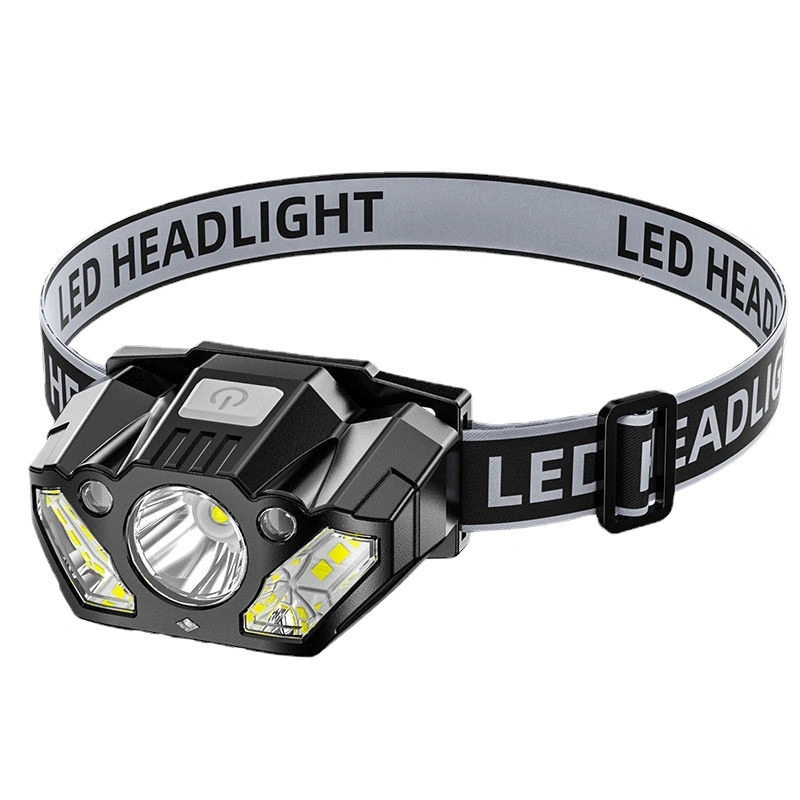 Goldmore1 Headlamp Super Bright Rechargeable Head-Mounted Strong Light Flashlight Small Convenient Night Fishing Light