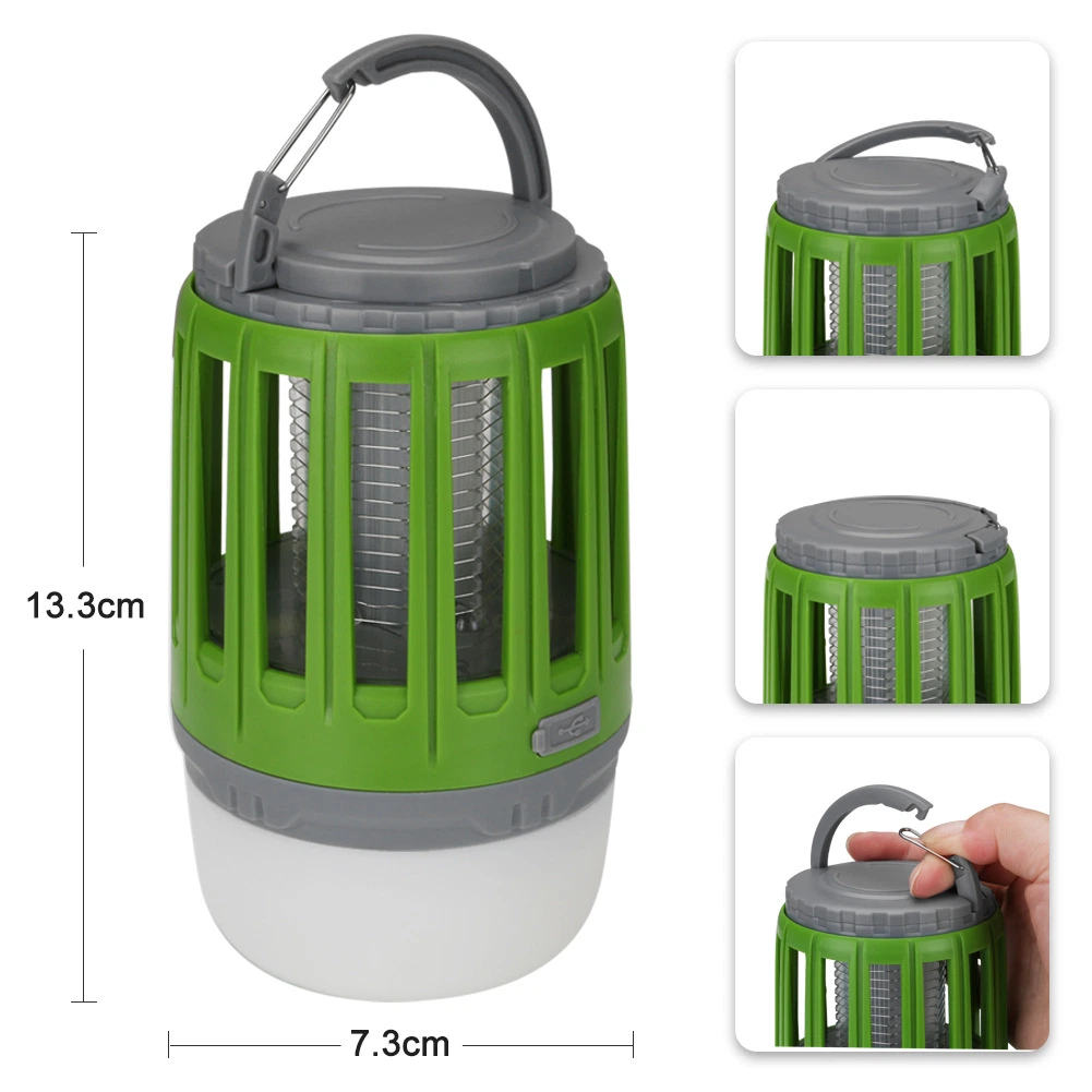 Bulb Portable LED and Emergency Lantern Tent Light Mosquito Repellent Fly Killer USB Camping Lamp for Indoor Outdoor
