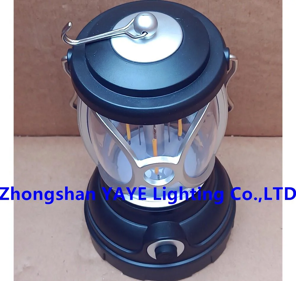 Yaye Factory Price CE/IP66 5W Portable Rechargeable Emergency Solar Power LED Camping Lighting 1000PCS Stock/ Best Manufacturer: Zhongshan Yaye Ligting Co., Ltd