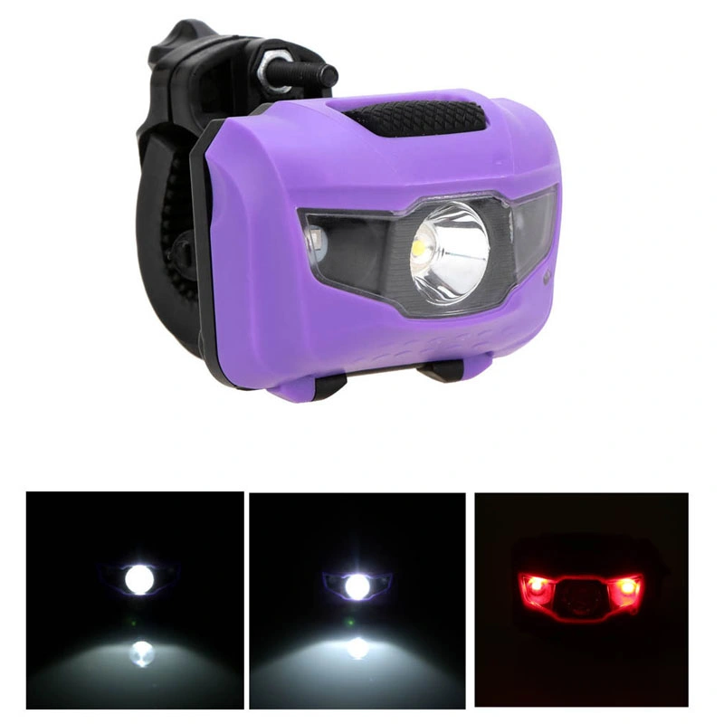 ABS Plastic Front LED Bicycle with Headlamp