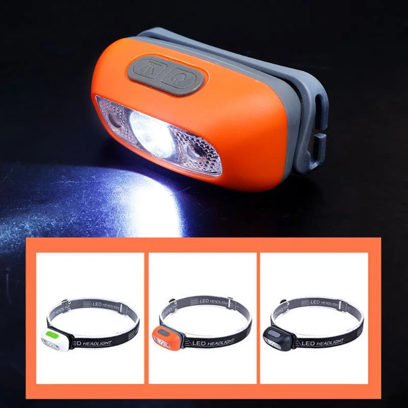 Inductive Body Motion Sensor Headlight Outdoor Camping Light Torch Headlamp