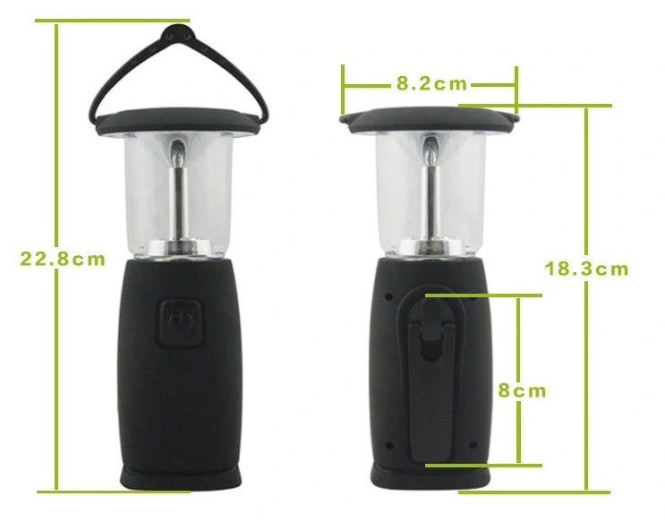 Camping LED Light ABS Bright Rechargeable Lantern Solar Outdoor Light