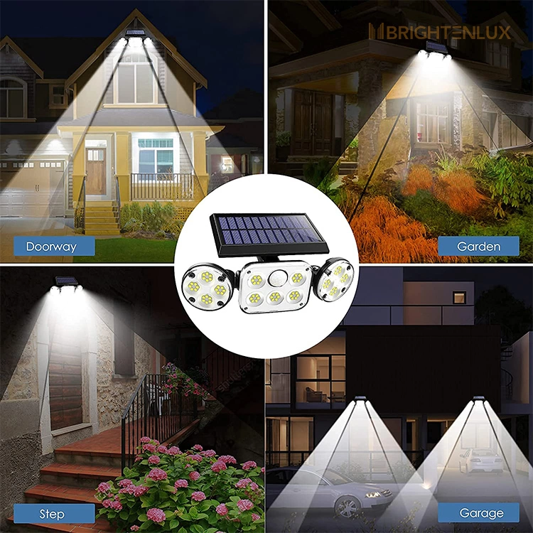 Brightenlux Surprise Price 78 LED High Power Ipx6 Waterproof Sensor Light, Long Lasting Outdoor Solar Lights