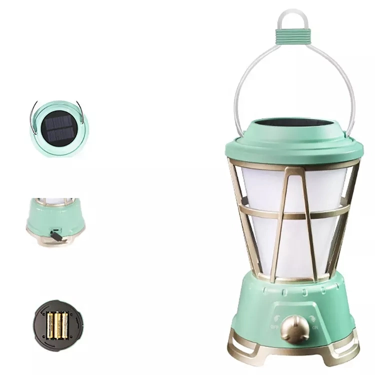 Hot Multifunctional Light Outdoor Lamp with USB Charging and Solar Function Camping Lamp
