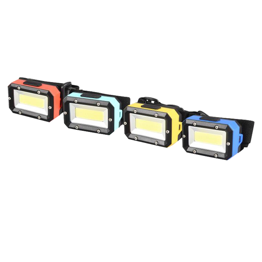 LED Head Light 3 AAA Battery Outdoor Mini COB Headlamp