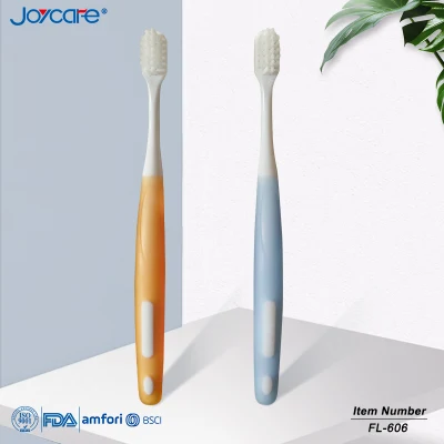 Classic Design Soft Orthodontic Bristles Adult Toothbrush with Small Brush Head