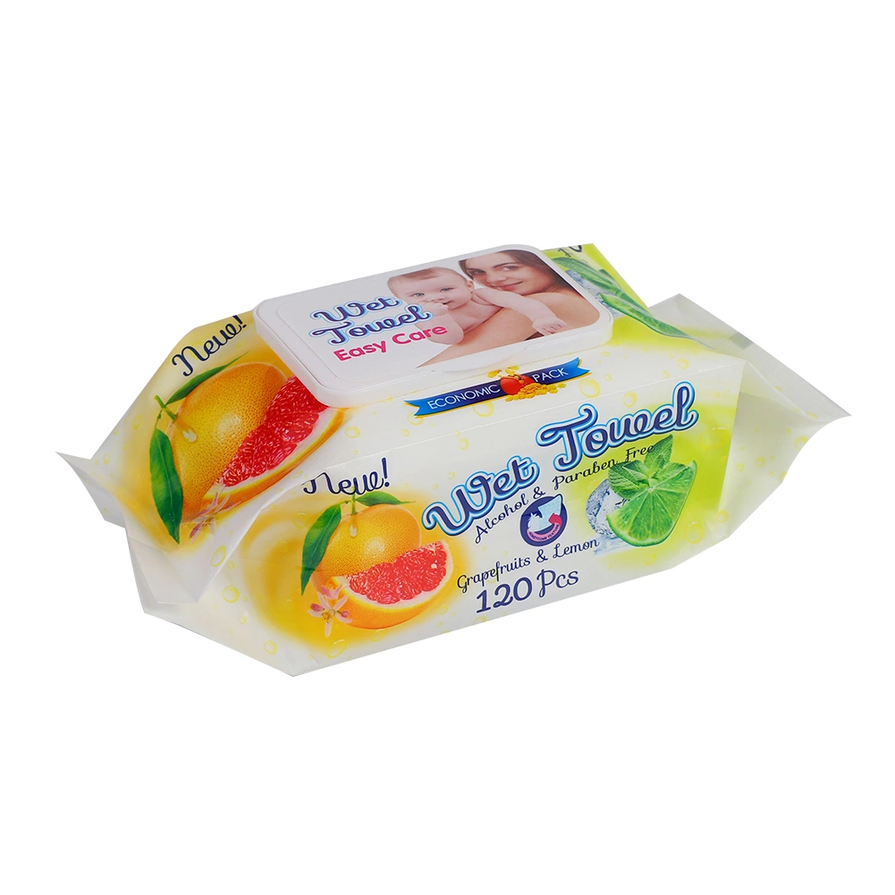 Wholesale Custom Pure Plant Wipes for Baby Wet Free Samples Flushable Wet Wipes Custom Logo