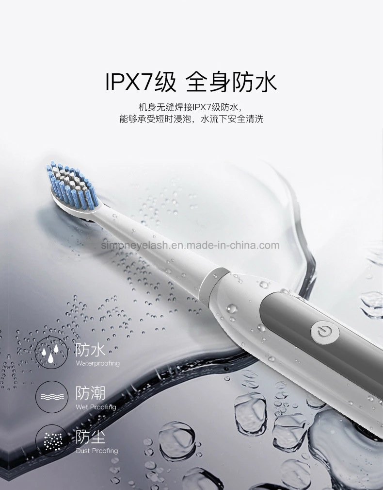 Portable Wireless Smart Rechargeable Travel Automatic Sonic Electric Toothbrush