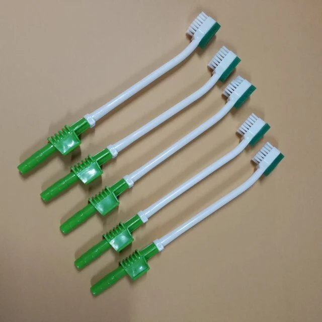 Disposable Dental Sponge Brush with Suction for Cleaning Use