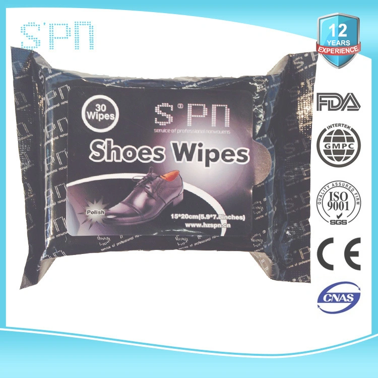 Best Quality Private Label Custom OEM Shoes Cleaning Wet Wipes Sneakers Cleaning Wet Wipes 100% Degradable Soft Disinfect Household Cleaning Wipe