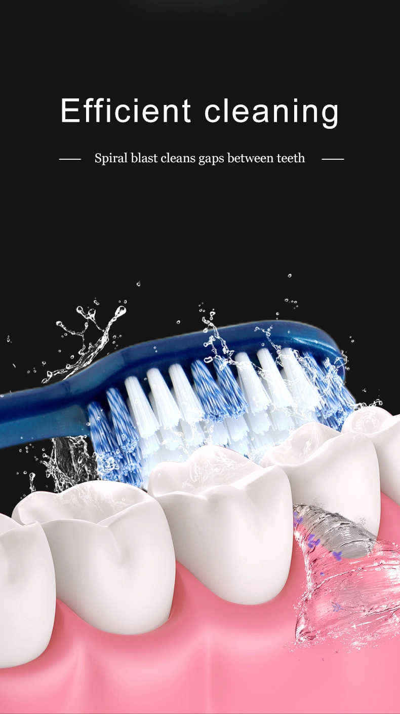 New Product Fashion Design Fun Handle Dual Action Whitening Adult Toothbrush