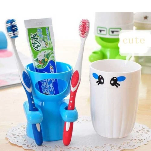 Selling Lovers Toothpaste Toothbrush Holder Stand Rack Bathroom Sets Hot Sale