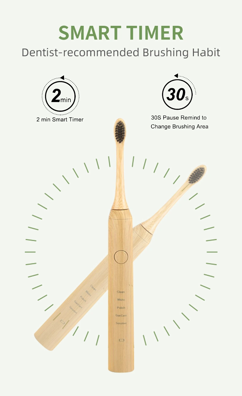 Bamboo Electric Toothbrush Head Sonic Care Electric Bamboo Toothbrush Replacement Head