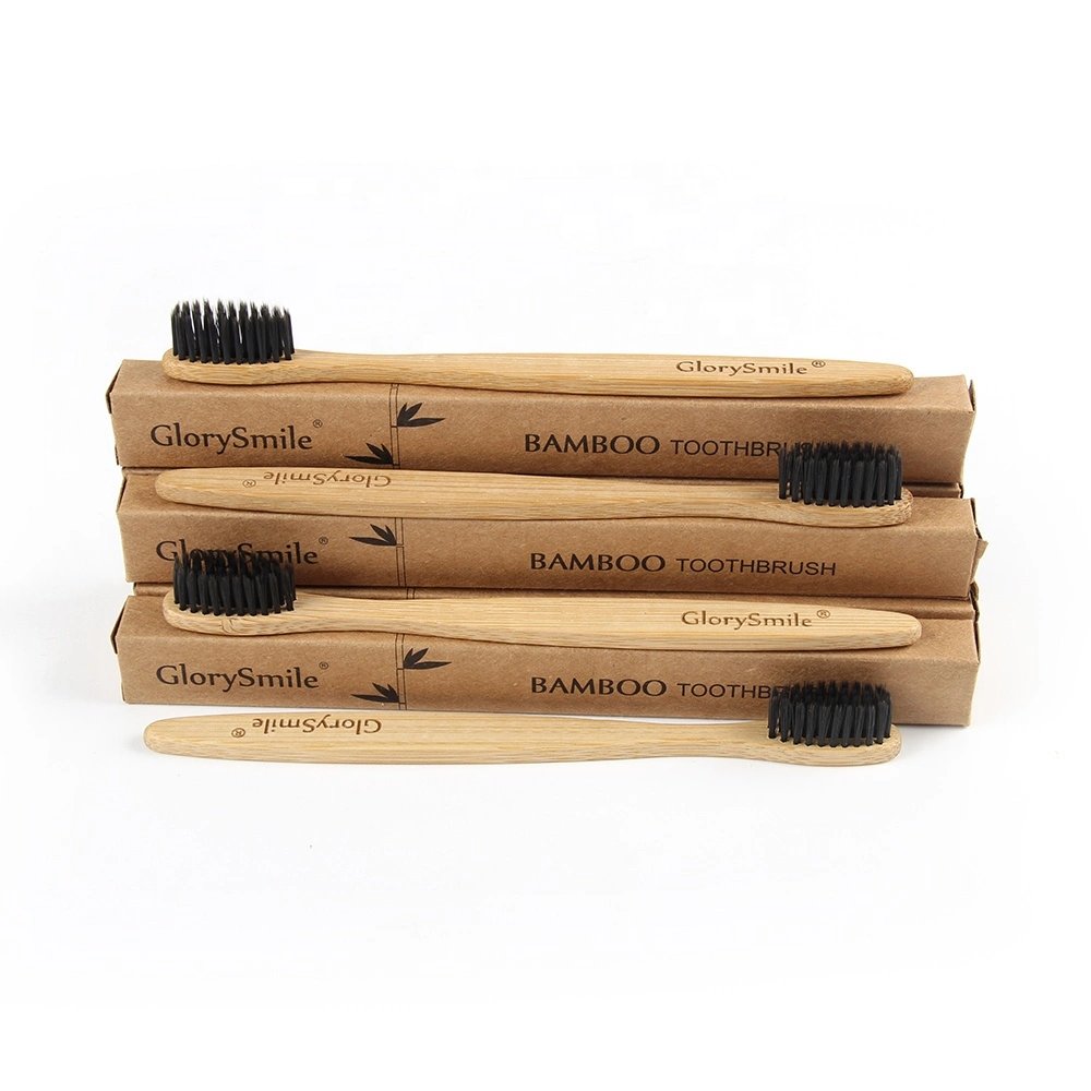 Biodegradable Charcoal Bamboo Toothbrush for Teeth Whitening