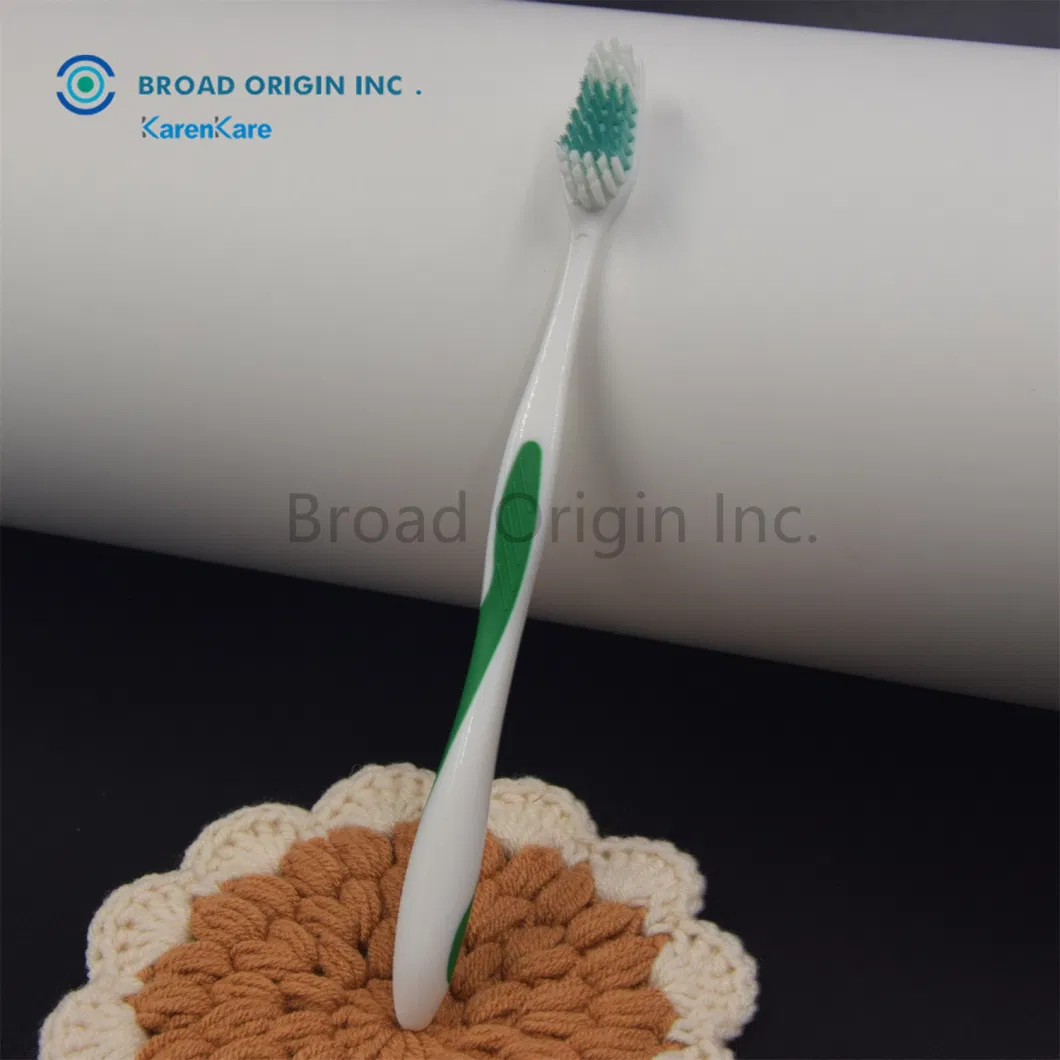 Premium Dental Care Adult Toothbrush More Function with Gum Massage and Tongue Cleaner