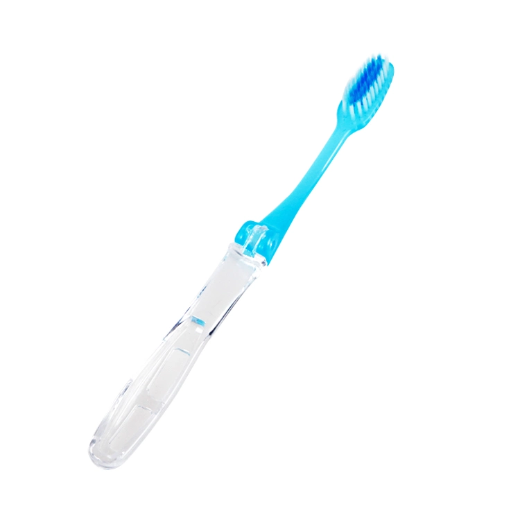 Compact and Portable Adults Kids Folding Travel Toothbrush