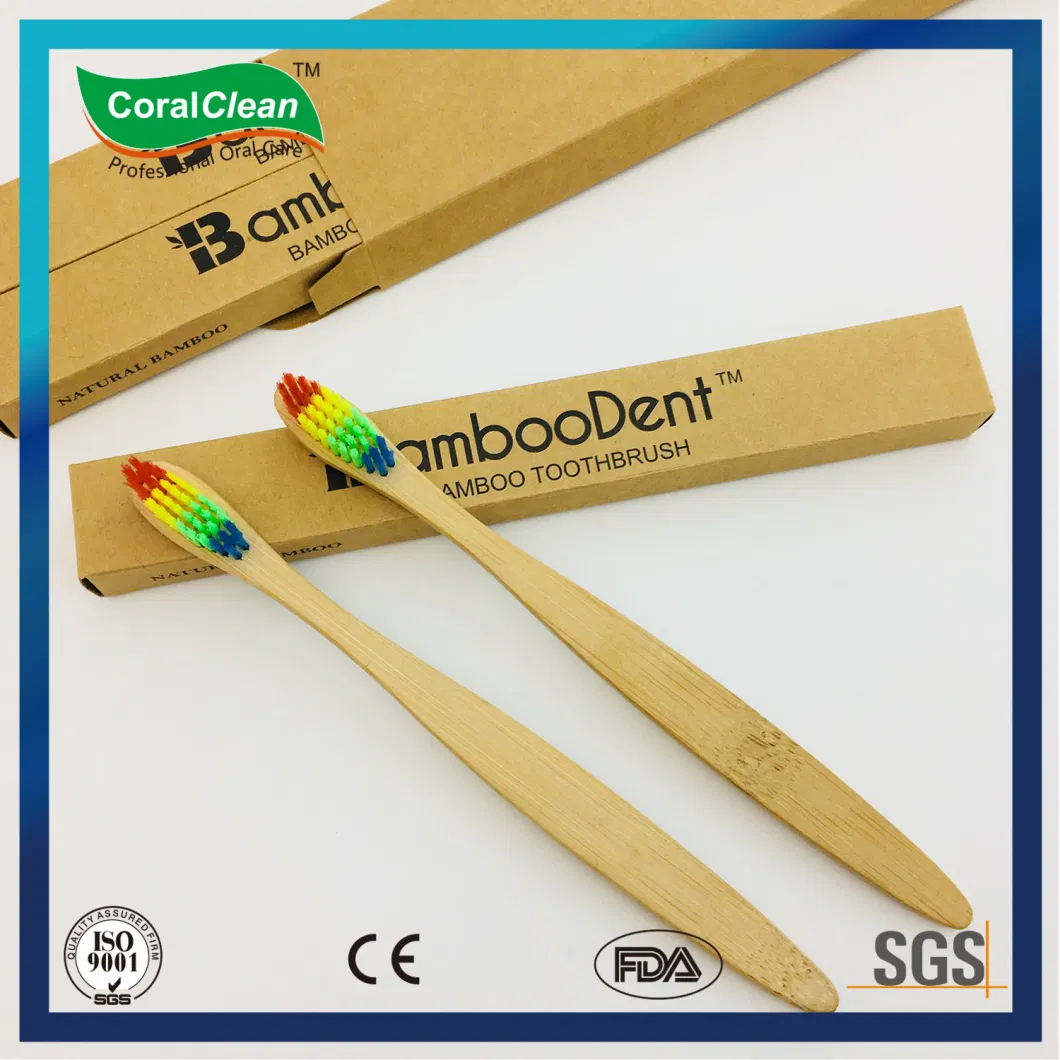 Cheap Disposable Wholesale Travel Bamboo Charcoal Hotel Toothbrush with Private Logo 4 Packs