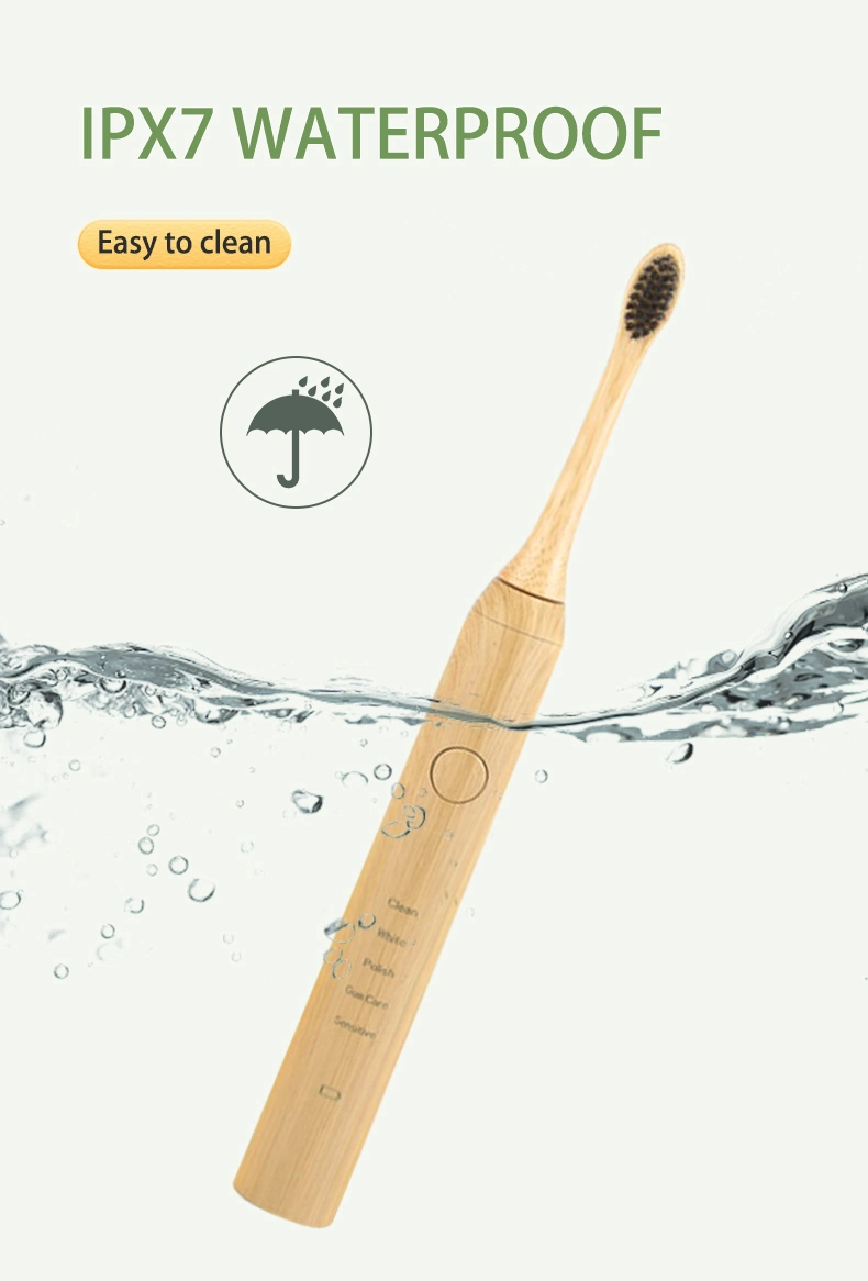 Sonic Replacement Head Soft Charcoal Bristle Bamboo Electric Toothbrush