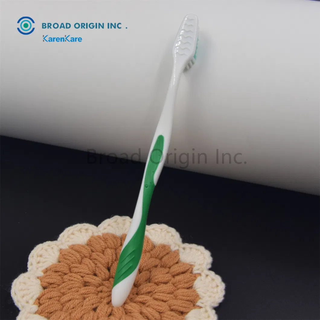 Premium Dental Care Adult Toothbrush More Function with Gum Massage and Tongue Cleaner