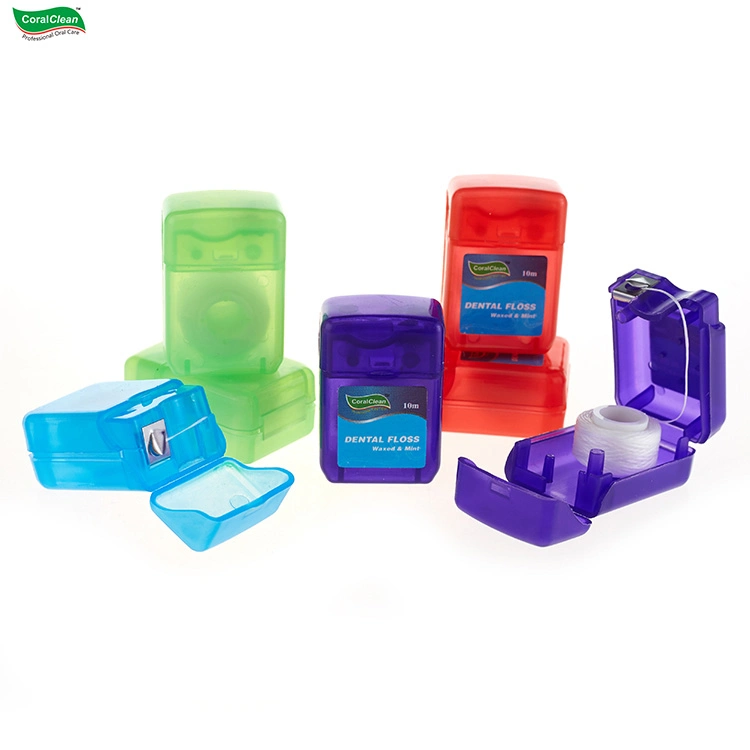 Plastic Box 2PCS Set Nylon or PTFE Dental Floss Wholesale Oral Care