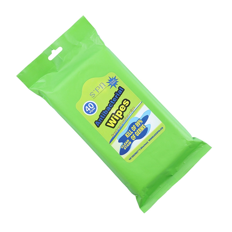 Flushable Nonwovens Customized Disinfectant Sanitizer Hand Tissue Alcohol Wet Towel or Alcohol-Free Toilet Wet Tissue Antibacterial Disinfection Wet Soft Wipes