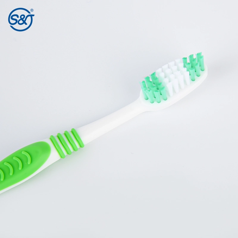 SJ Individually Wrapped Toothbrushes Medium Soft Bristle Tooth Brush Manual Disposable Travel Toothbrush For Adults Kids