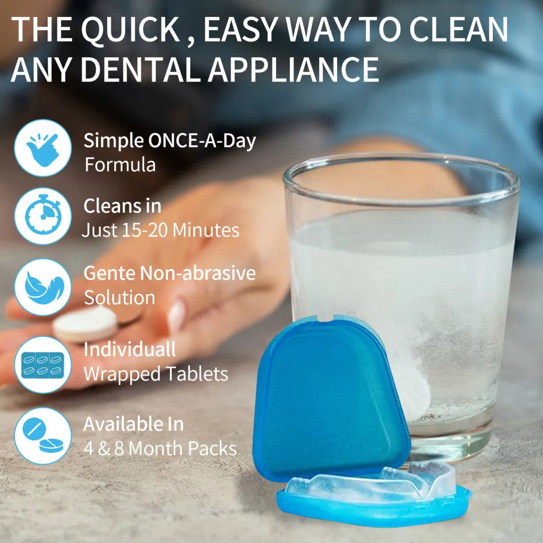 Cleaning Dental Mouth Wash Cleaning Tablet for Denture with FDA